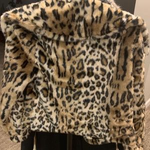 Faux fur jacket